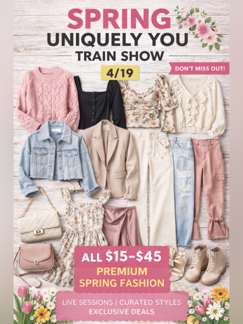 Uniquely You Monthly Train Show : Unique Finds and Quality Classic Basics